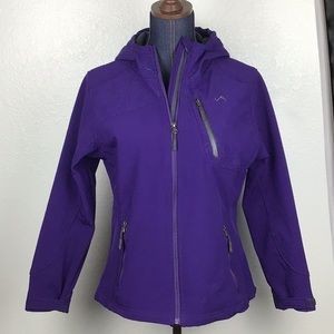 Vertical 9 Shell Purple Zip Up Jacket